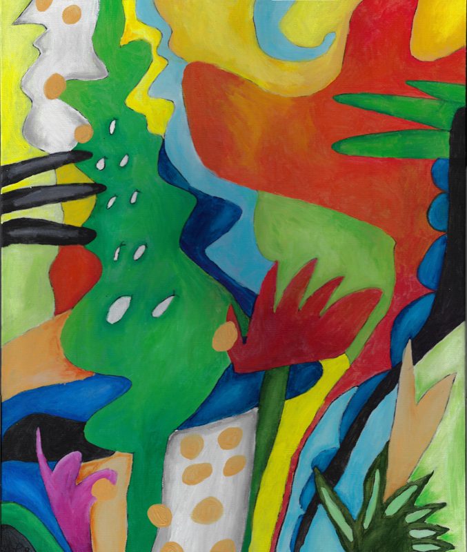 Leaves and Flowers and Spots