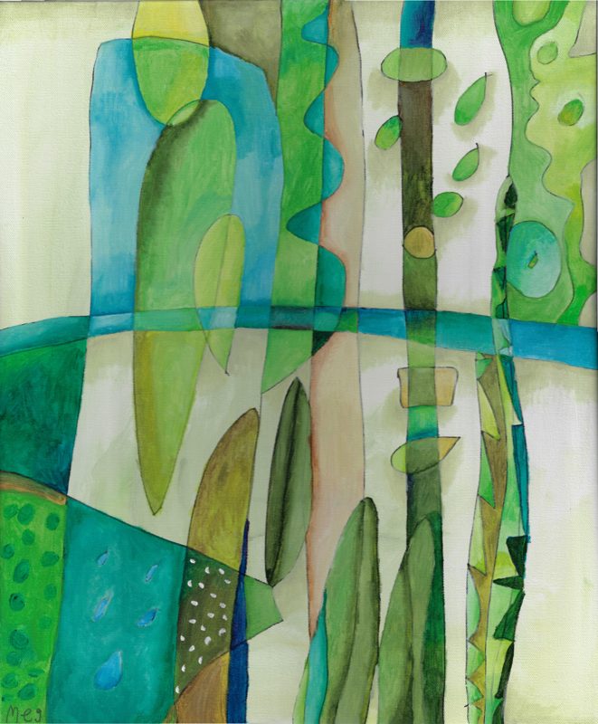 Green and Blue Grass