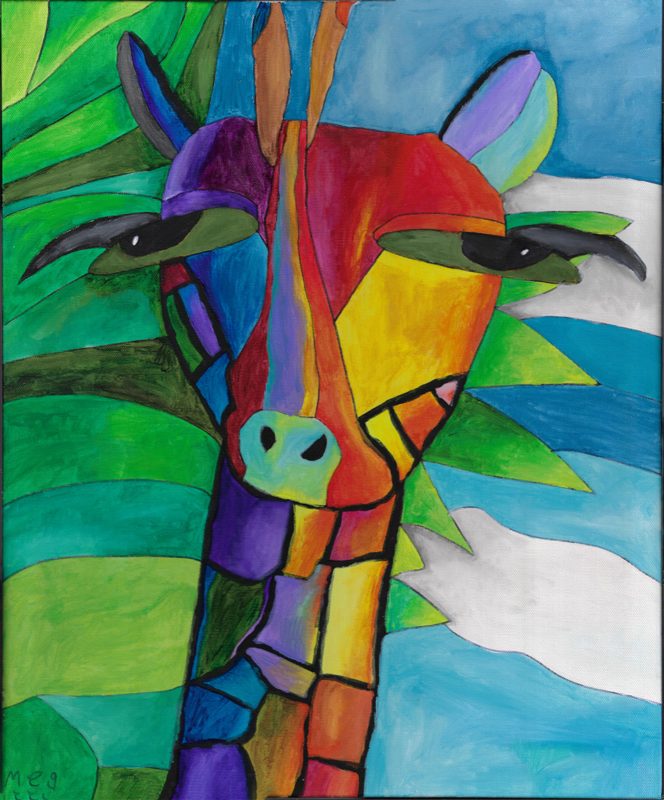 Rainbow Giraffe