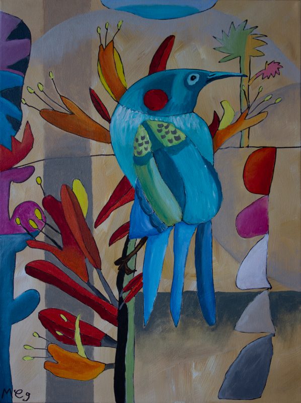 Blue Bird on the Tree