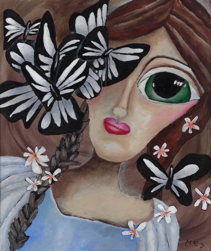 Dorothy with the Butterflies