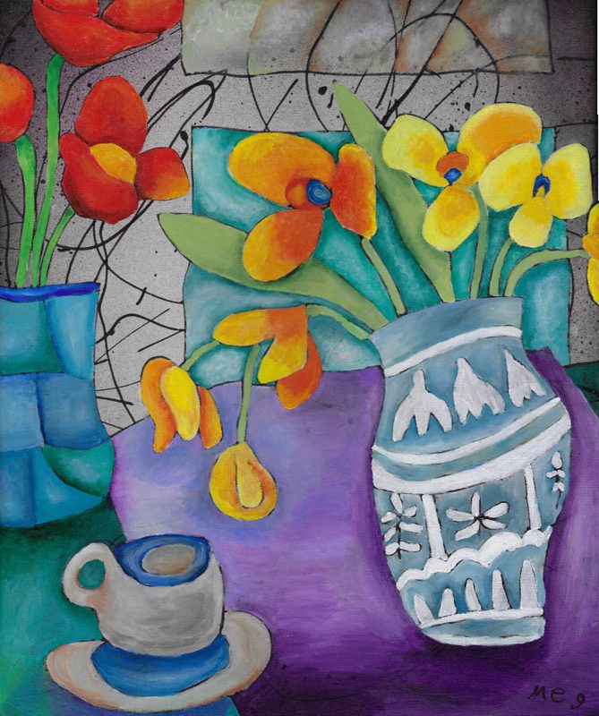 Teacup on the Flower Table
