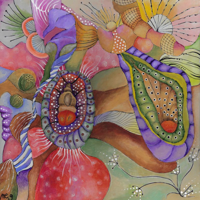 Beetle Eats the Flowers