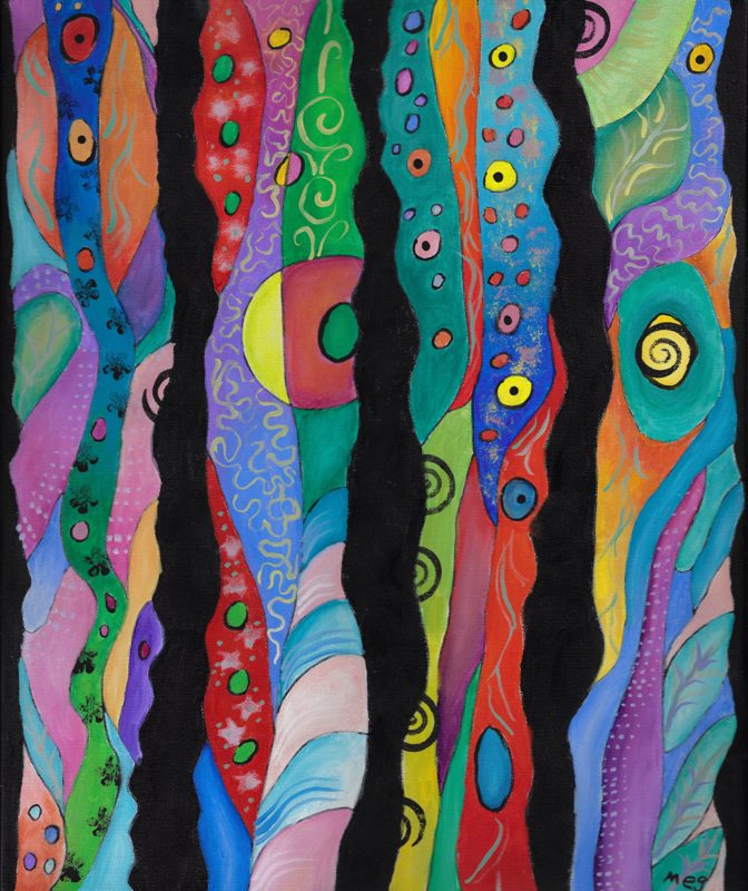 Dazzling Circles in the Spirals